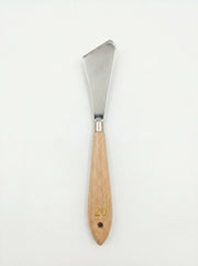 Couteau à palette métal et en bois professionnel pour peinture à l'huile
