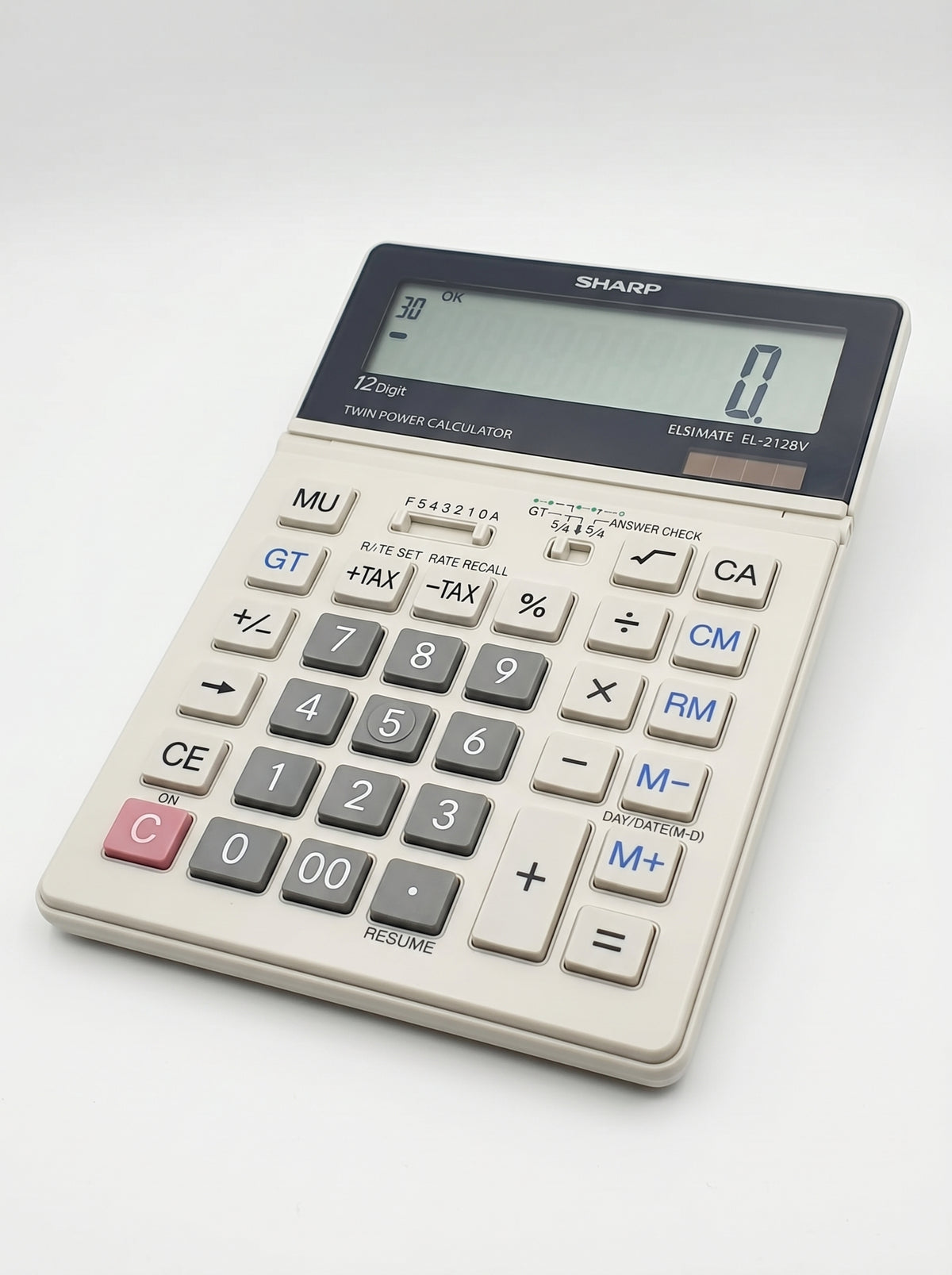 Calculatrice 12 chiffres Sharp - Modèle Professionnel pour Bureau