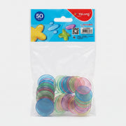 Jetons de Comptage Multicolores (Boîte de 50) - Matériel Éducatif