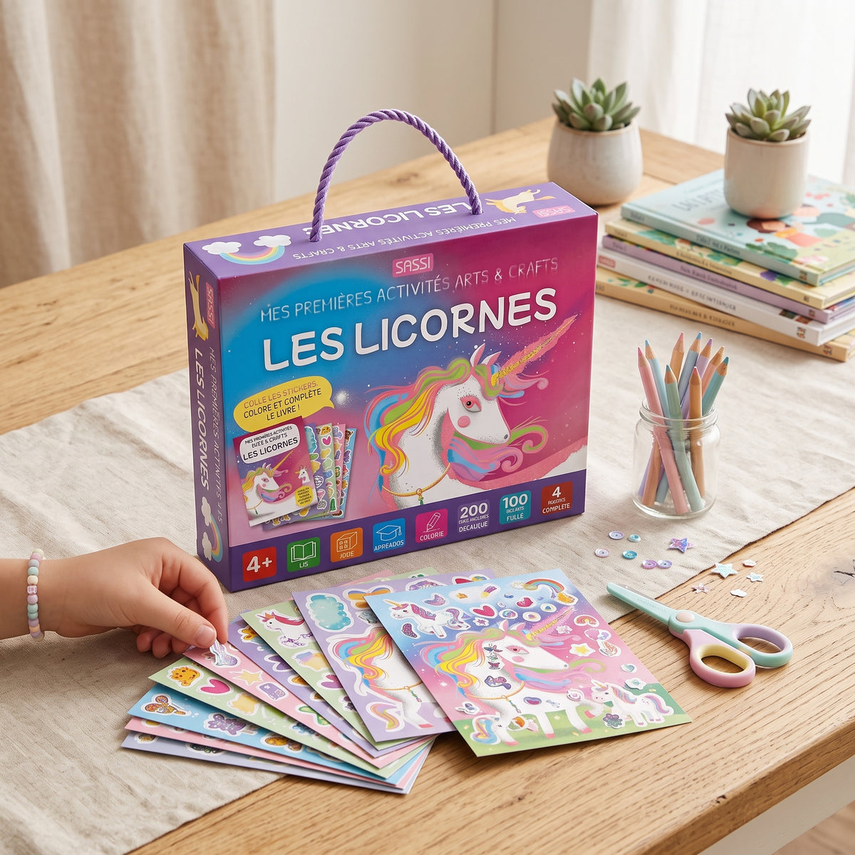 Coffret Créatif Sassi Animaux – Mes Premières Activités Arts & Crafts