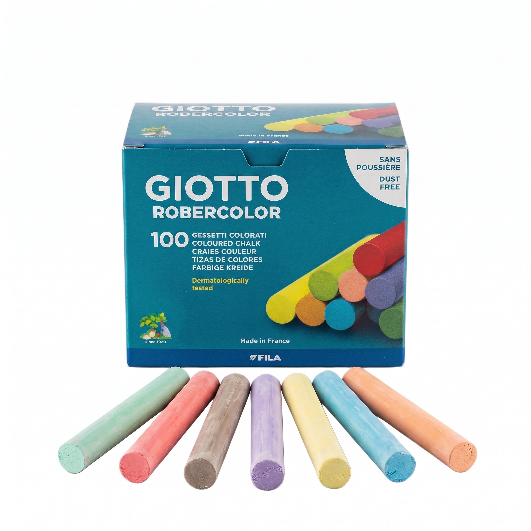 Craies de couleur Robercolor - Boîte de 100 Pièces Image principale du produit
