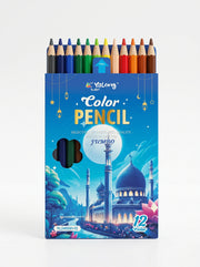 Boîte de 12 Crayons de Couleur aux Teintes Vives – Jumbo Yalong