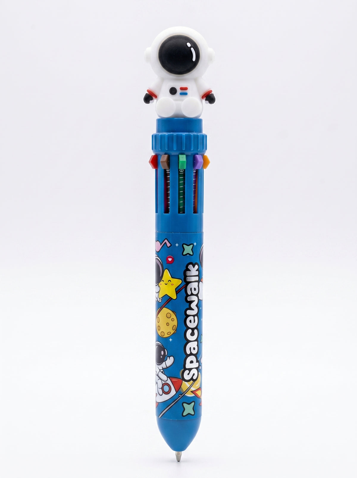 Stylo Bille Rétractable Motif MPESSI – 10 Couleurs Vibrantes