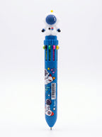 Stylo Bille Rétractable Motif MPESSI – 10 Couleurs Vibrantes