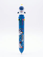 Stylo Bille Rétractable Motif MPESSI – 10 Couleurs Vibrantes