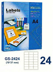 Etiquettes adhesive labels A4 100F - Papier Autocollant Qualité Pro