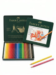 Crayons de couleur Polychromos Faber-Castell (36 et 60 pcs)