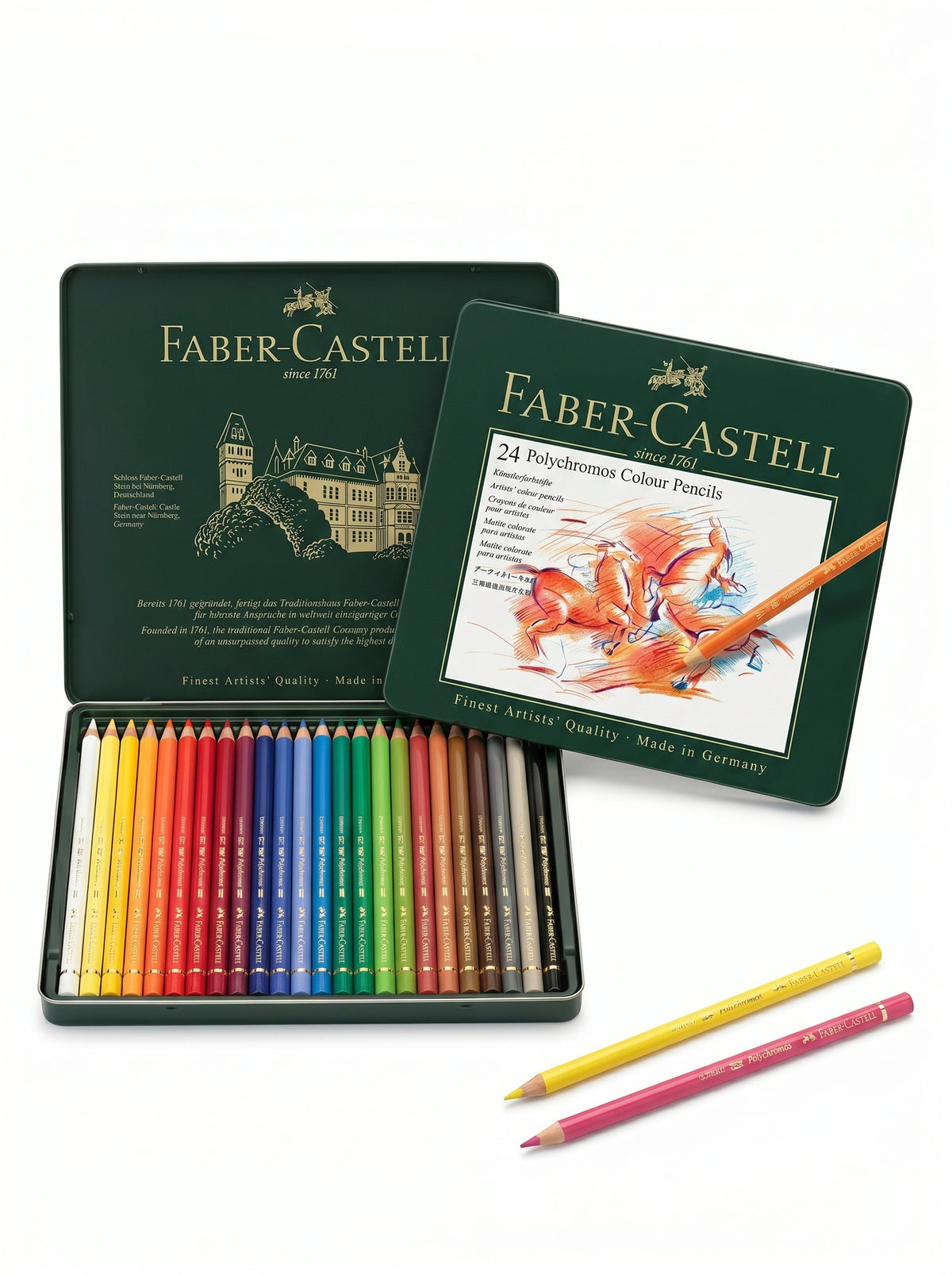 Crayons de couleur Polychromos Faber-Castell (36 et 60 pcs)