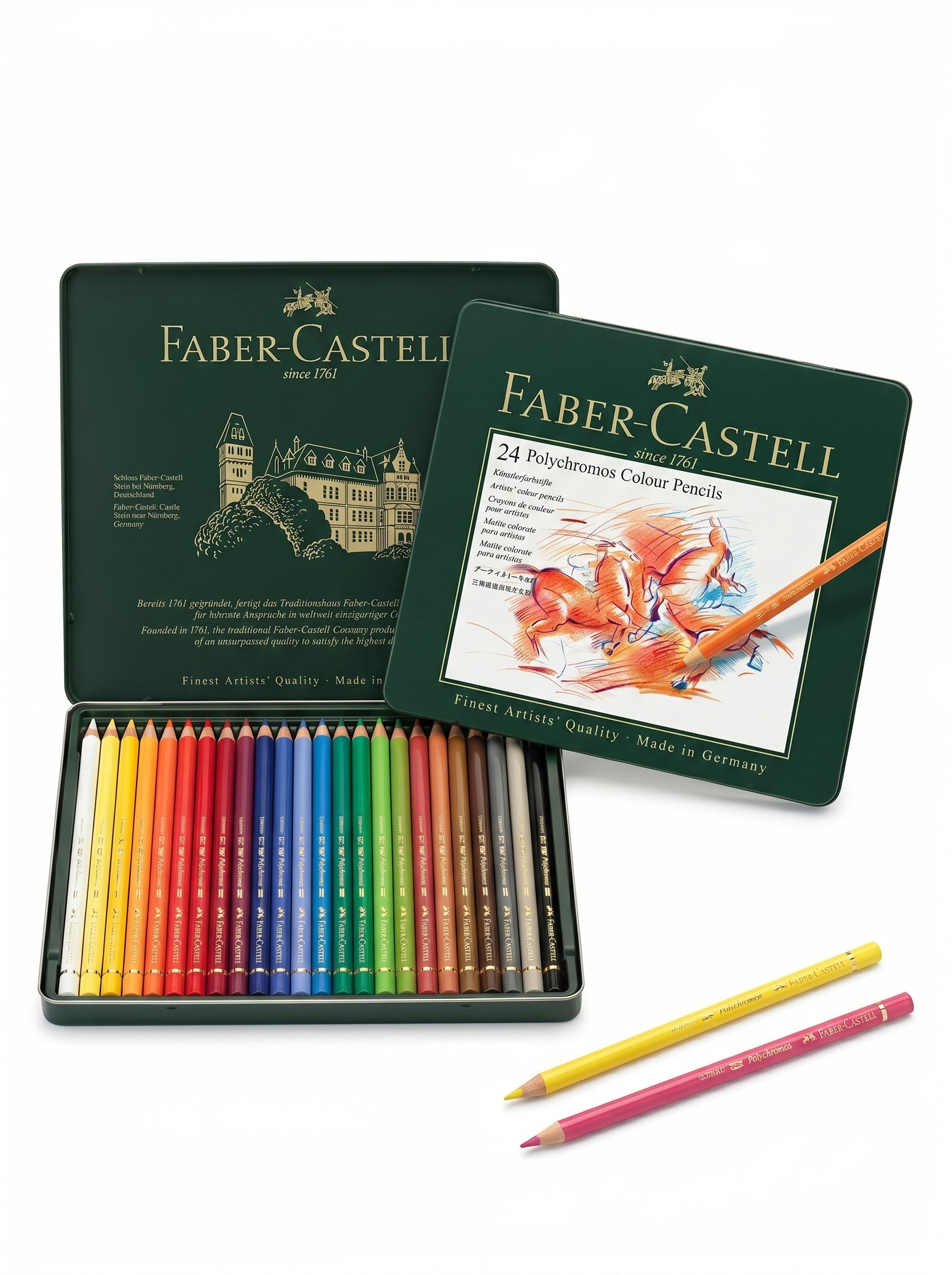 Crayons de couleur Polychromos Faber-Castell (36 et 60 pcs)