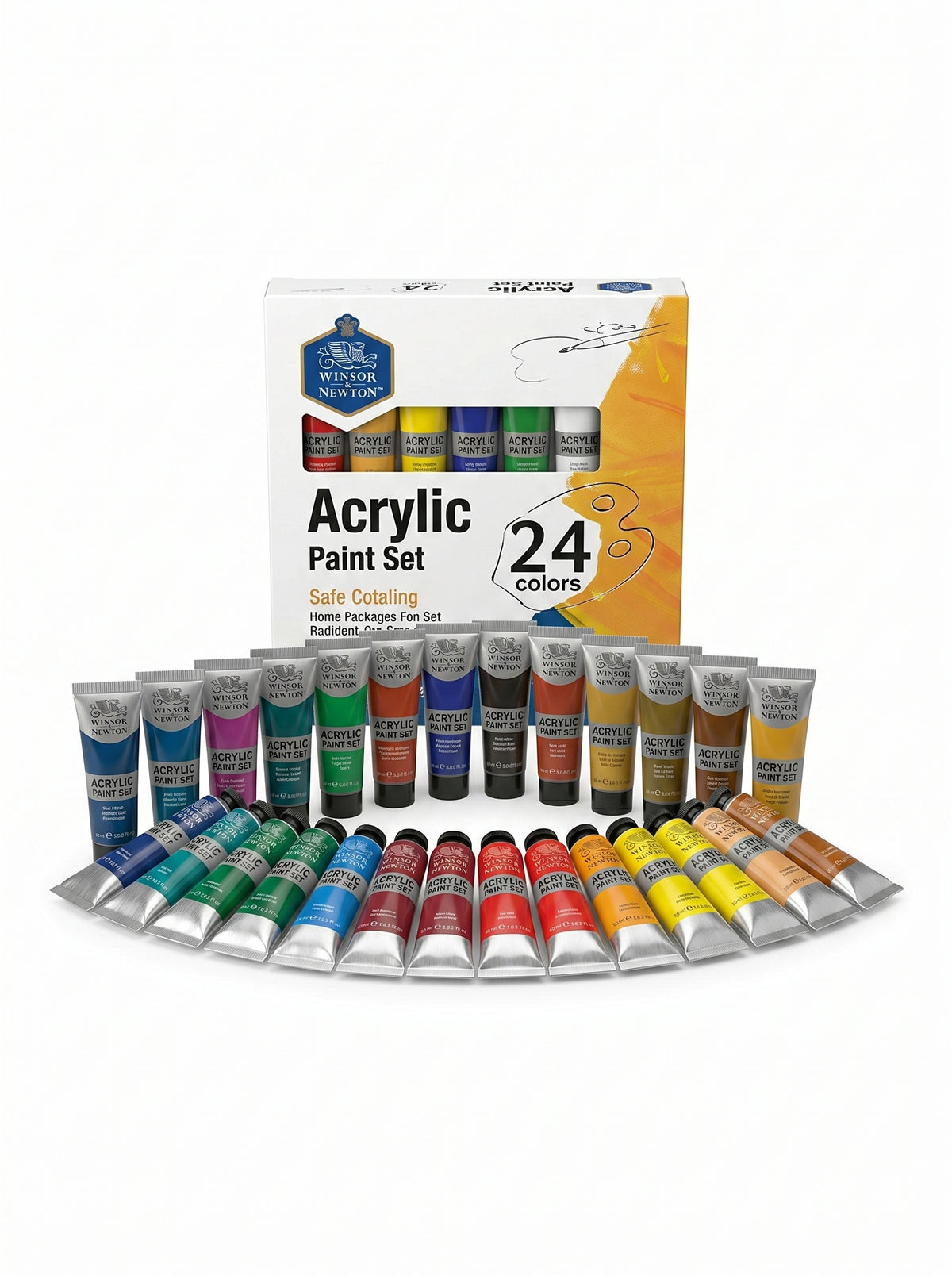 Peinture gouache acrylique Keep Smiling 24 tubes (30 ml) - Set d'Artiste