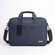 Cartable Porte PC Rembourré 3 Poches En Noir Et Bleu Marine Yalong To Go