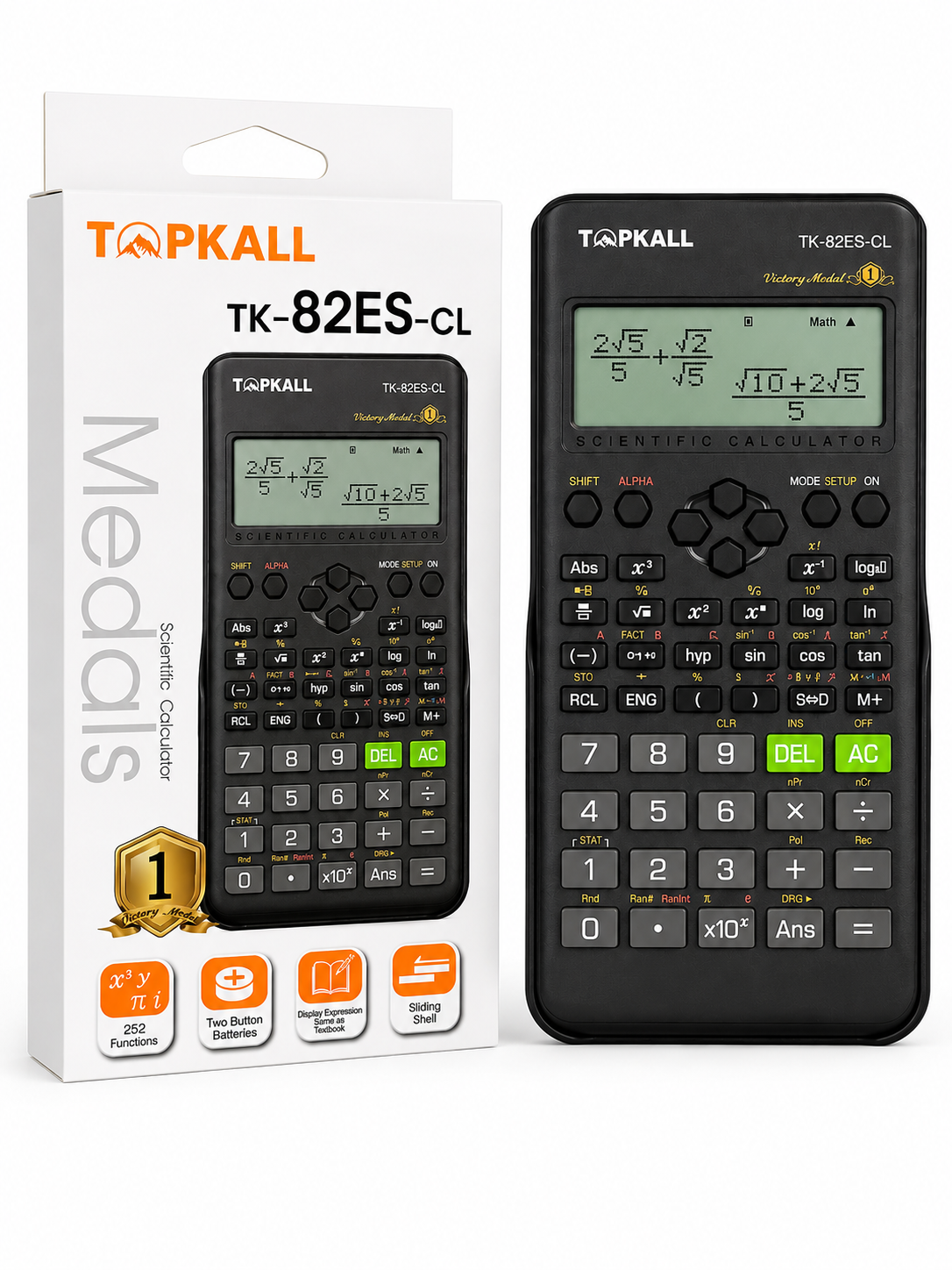 Calculatrice Scientifique TOPKALL - 252 Fonctions