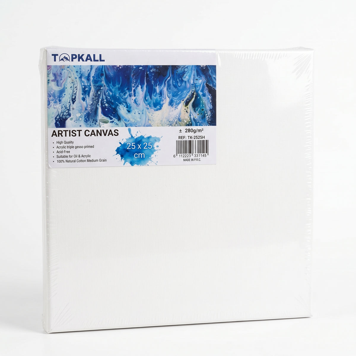Canvas Tableau à Dessin Blanc TOPKALL - Support Peinture & Croquis
