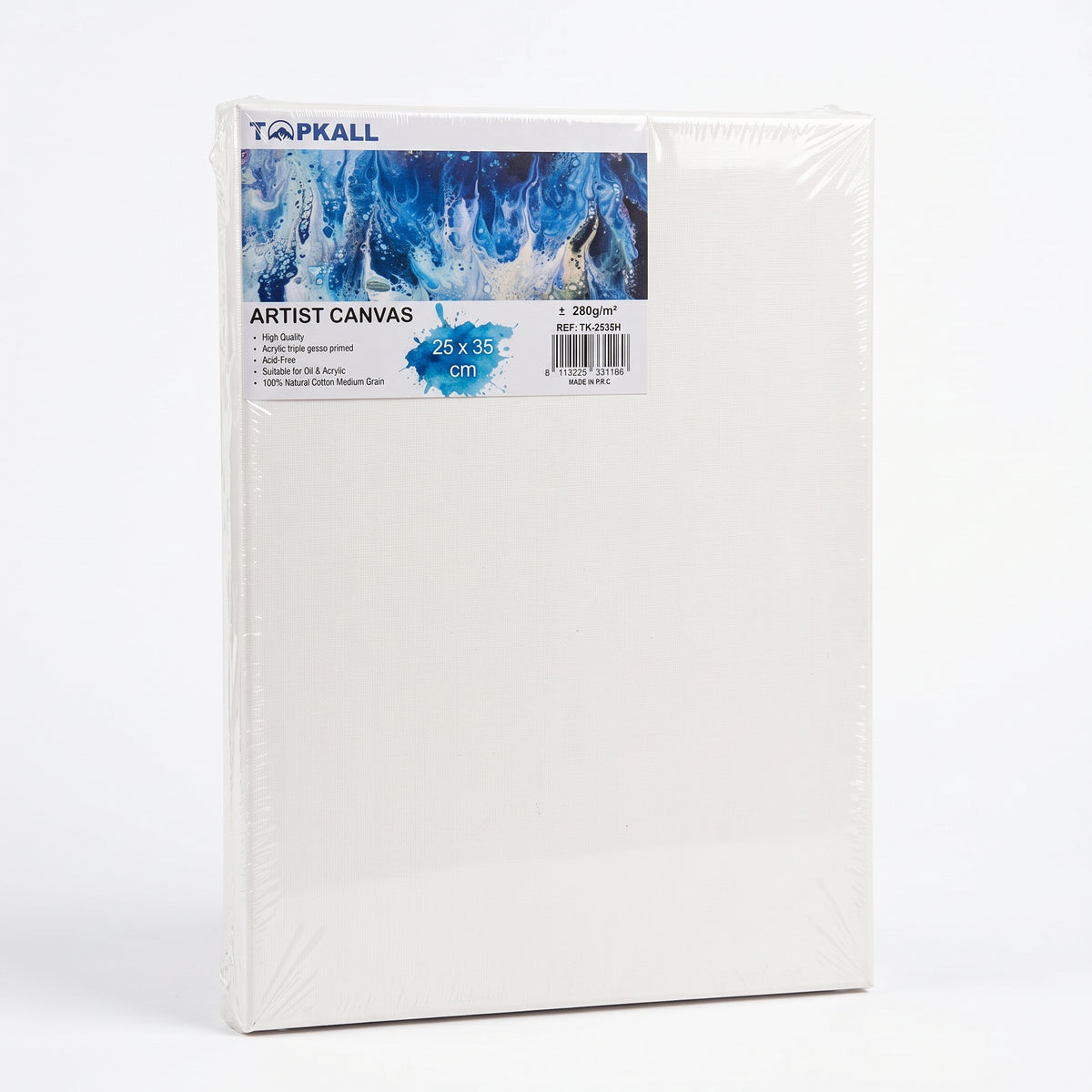 Canvas Tableau à Dessin Blanc TOPKALL - Support Peinture & Croquis