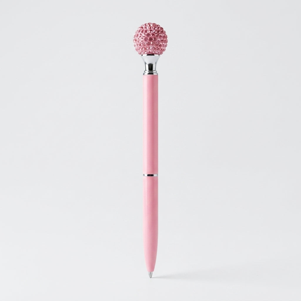 Stylo à bille en métal avec boîte transparente "To Go"