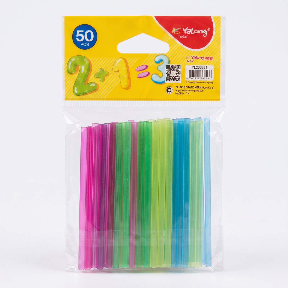 Bûchettes de Comptage Multicolores (Boîte de 50) - Matériel Éducatif Image principale du produit