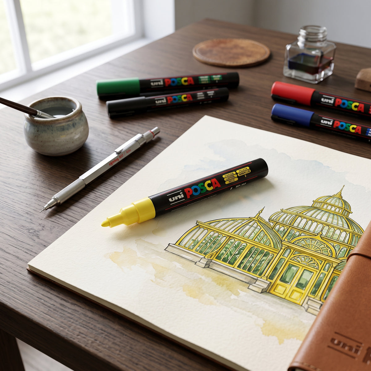 Marqueur Posca PC-5M –Peinture à l'Eau (1.8 - 2.5 mm)