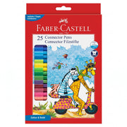 Set de 25 Feutres Faber-Castell Premium – Couleurs Vives pour Dessin