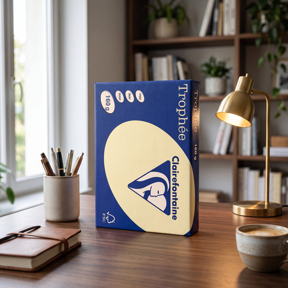 Rame de Papier Couleur 160g A4 (250 Feuilles) - Qualité Premium