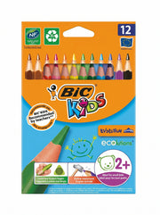 Crayons de Couleur BIC Kids Evolution – Boîte Assortie
