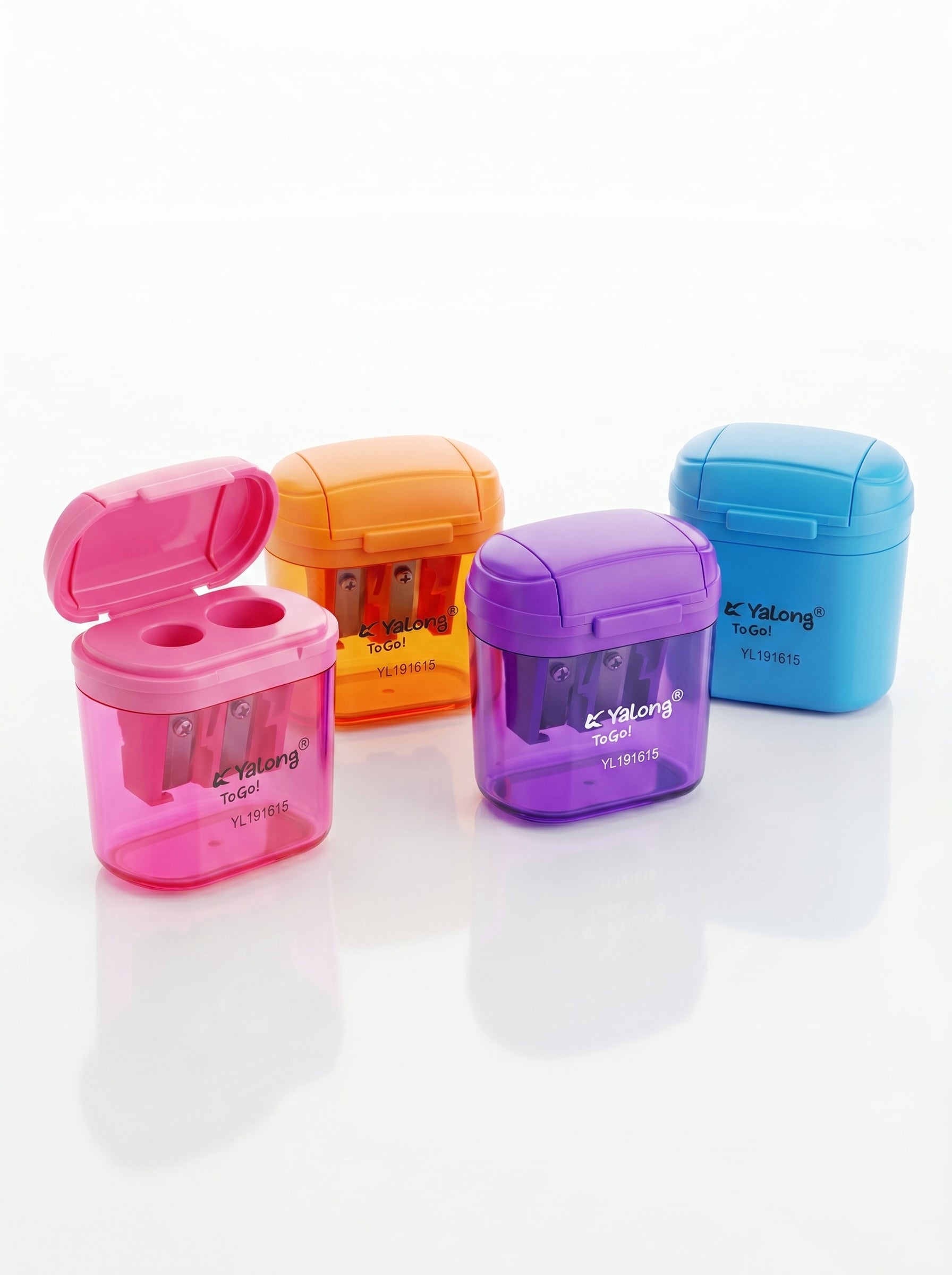 Taille-crayon Plastique Double Usage Yalong – 2 Trous (Standard & Gros)