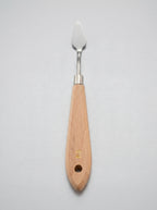 Couteau à palette métal et en bois professionnel pour peinture à l'huile