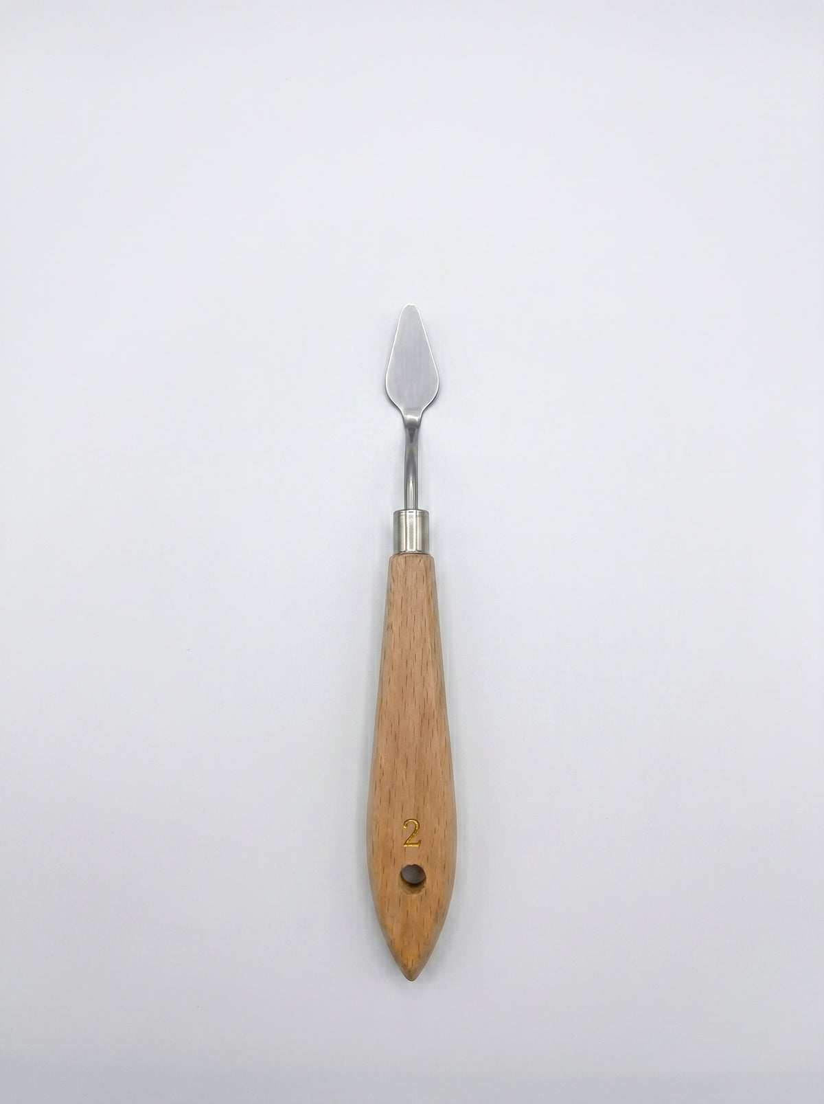 Couteau à palette métal et en bois TOPKALL – Outil de peinture artistique