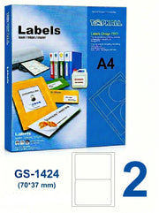 Etiquettes adhesive labels A4 100F - Papier Autocollant Qualité Pro