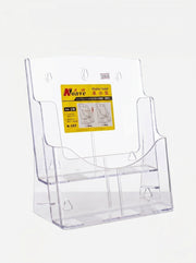 Présentoir en Plastique A4 2 Rangement | Support de Bureau Transparent