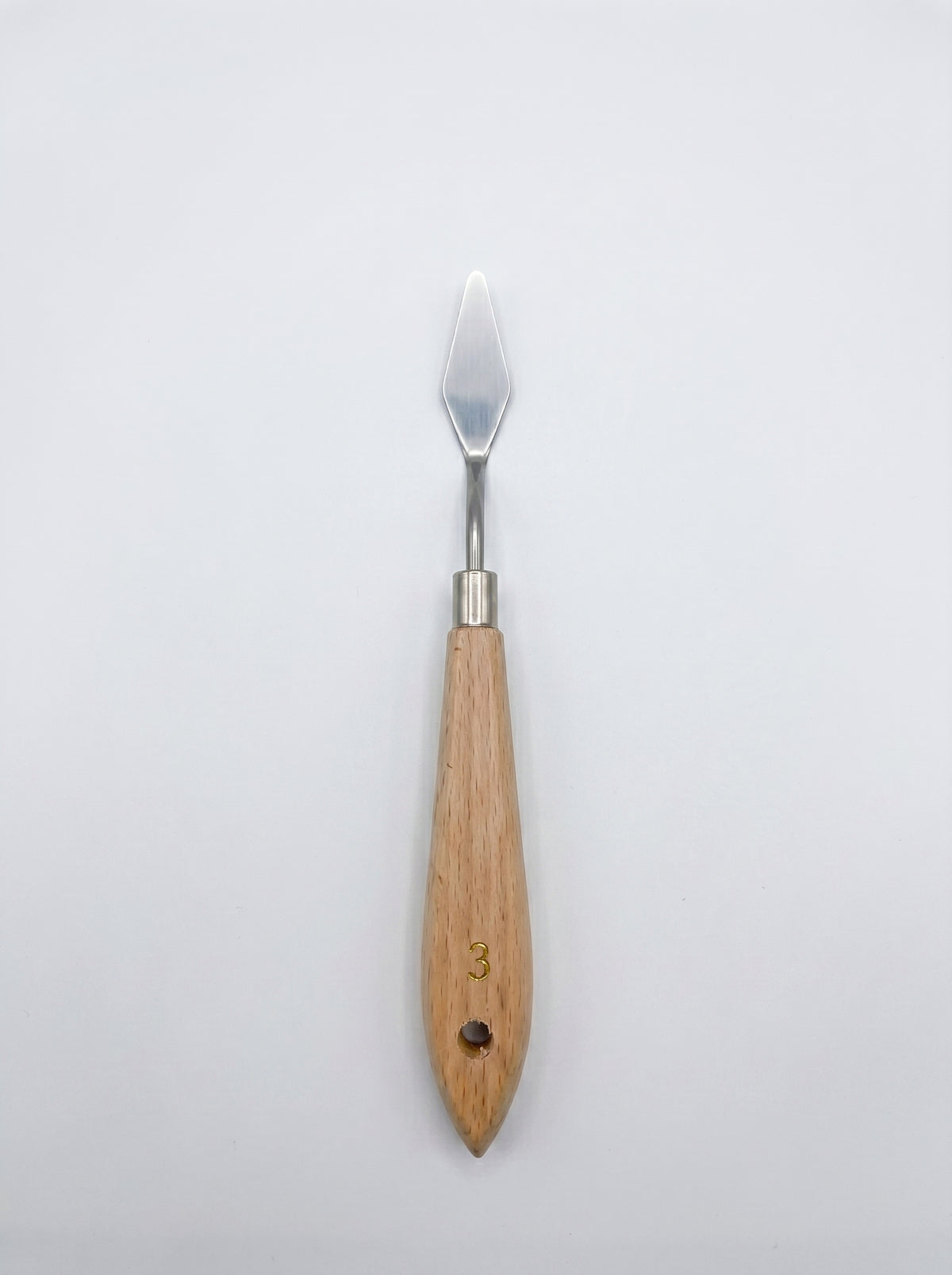 Couteau à palette métal et en bois TOPKALL – Outil de peinture artistique
