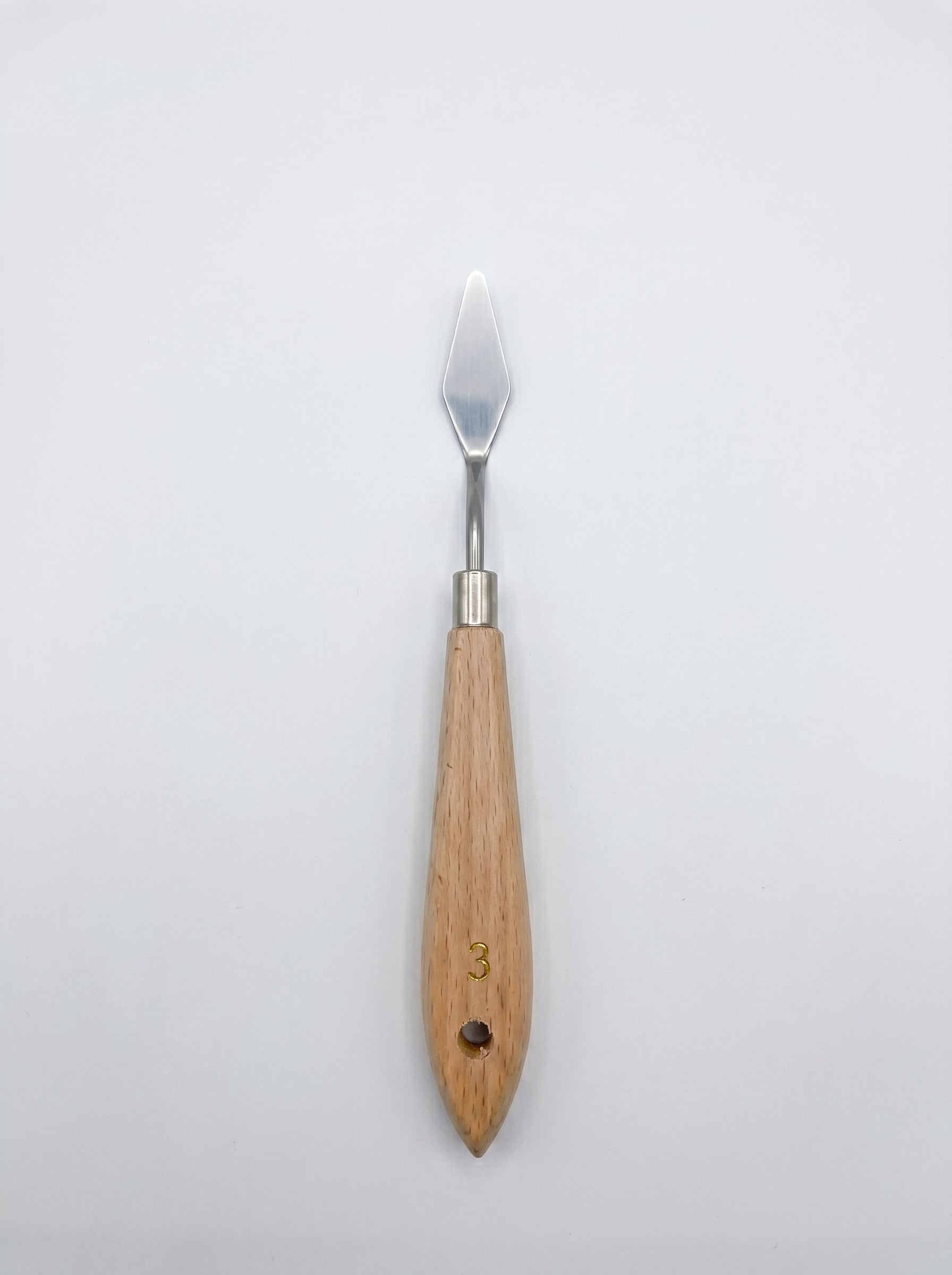 Couteau à palette métal et en bois TOPKALL – Outil de peinture artistique