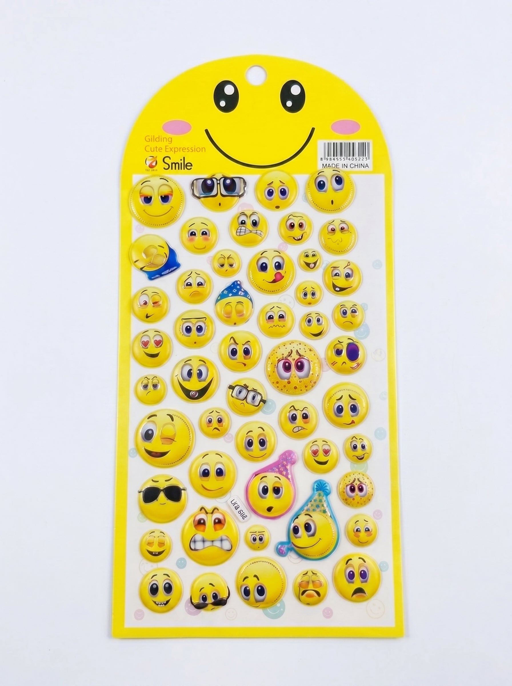 Stickers 3D Puffy - Planches d'autocollants en relief modèles assortis