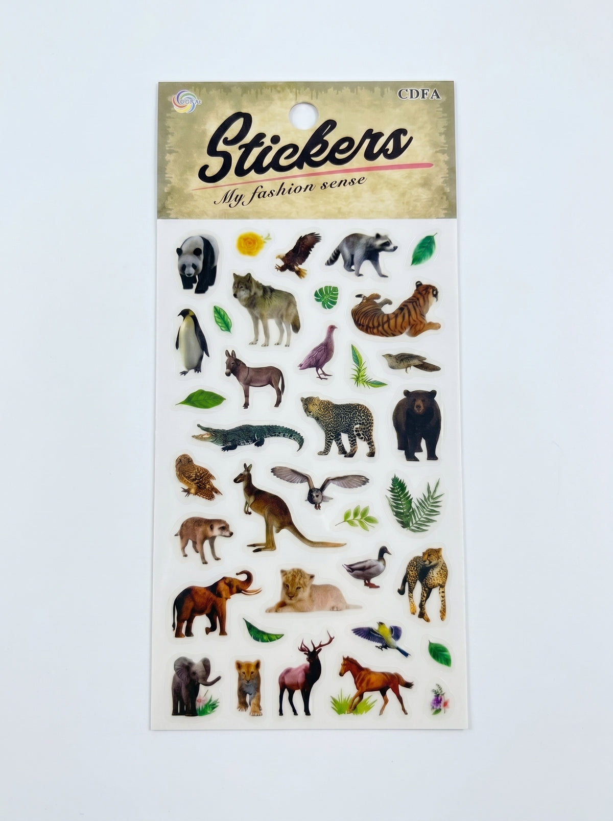 Stickers 3D assortis "Fashion Sense" - Planches décoratives thématiques