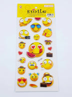 Stickers 3D Puffy - Planches d'autocollants en relief modèles assortis