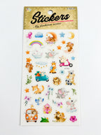 Stickers 3D assortis "Fashion Sense" - Planches décoratives thématiques