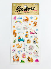 Stickers 3D assortis "Fashion Sense" - Planches décoratives thématiques