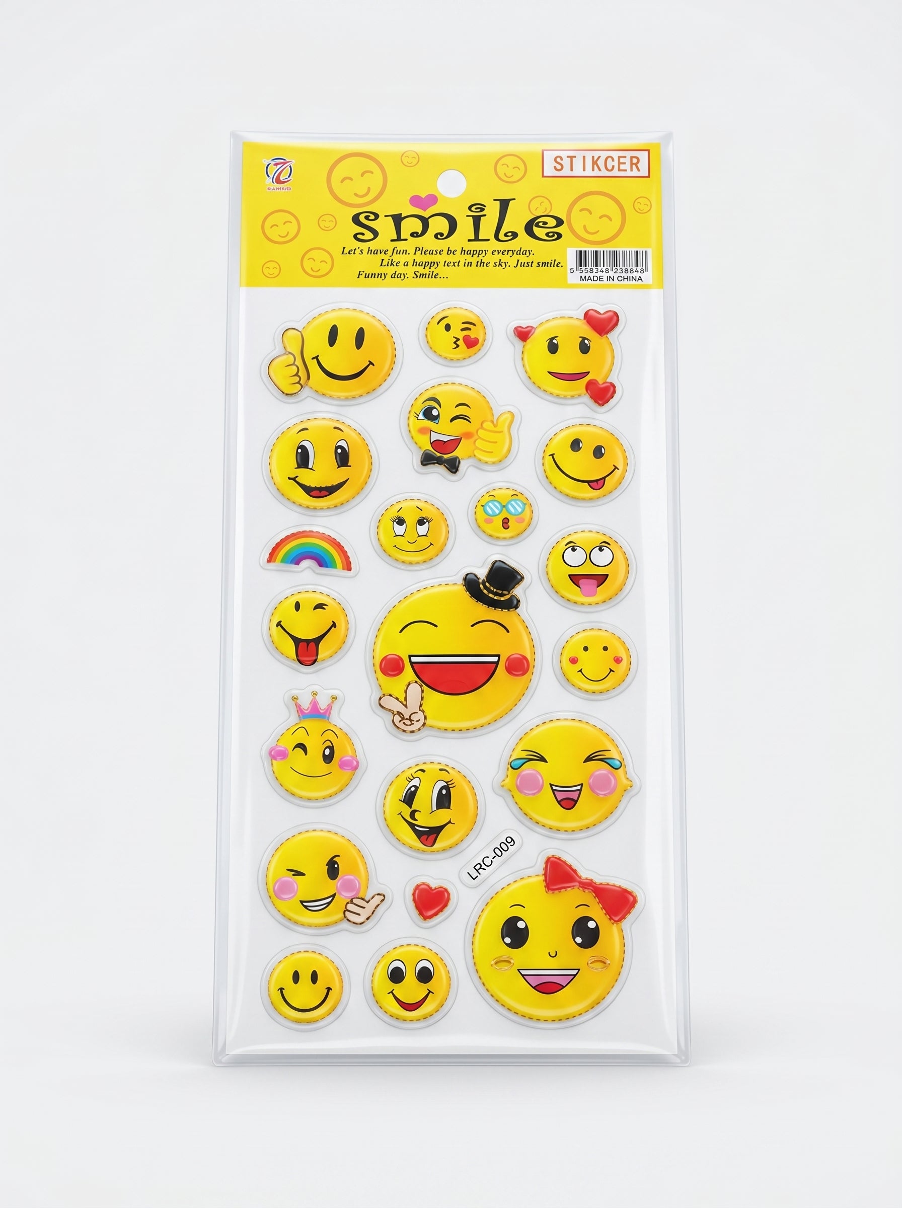Stickers 3D Puffy - Planches d'autocollants en relief modèles assortis