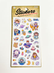 Stickers 3D assortis "Fashion Sense" - Planches décoratives thématiques