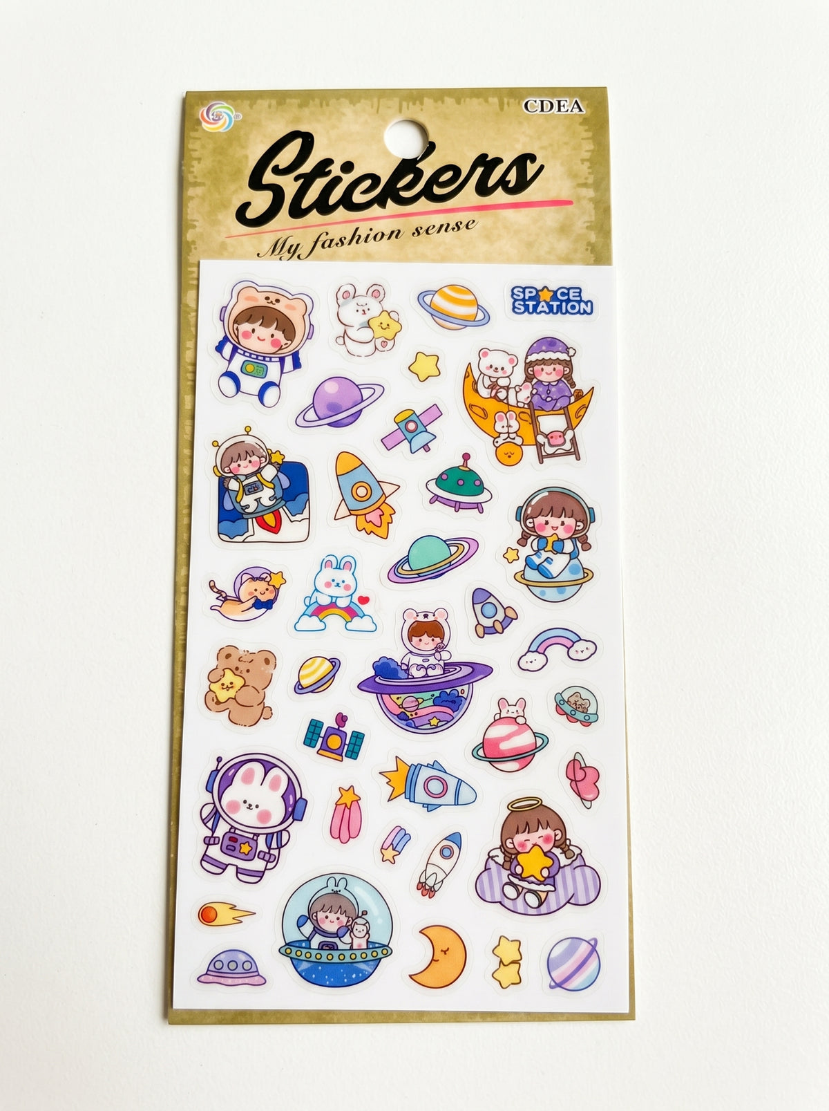 Stickers 3D assortis "Fashion Sense" - Planches décoratives thématiques