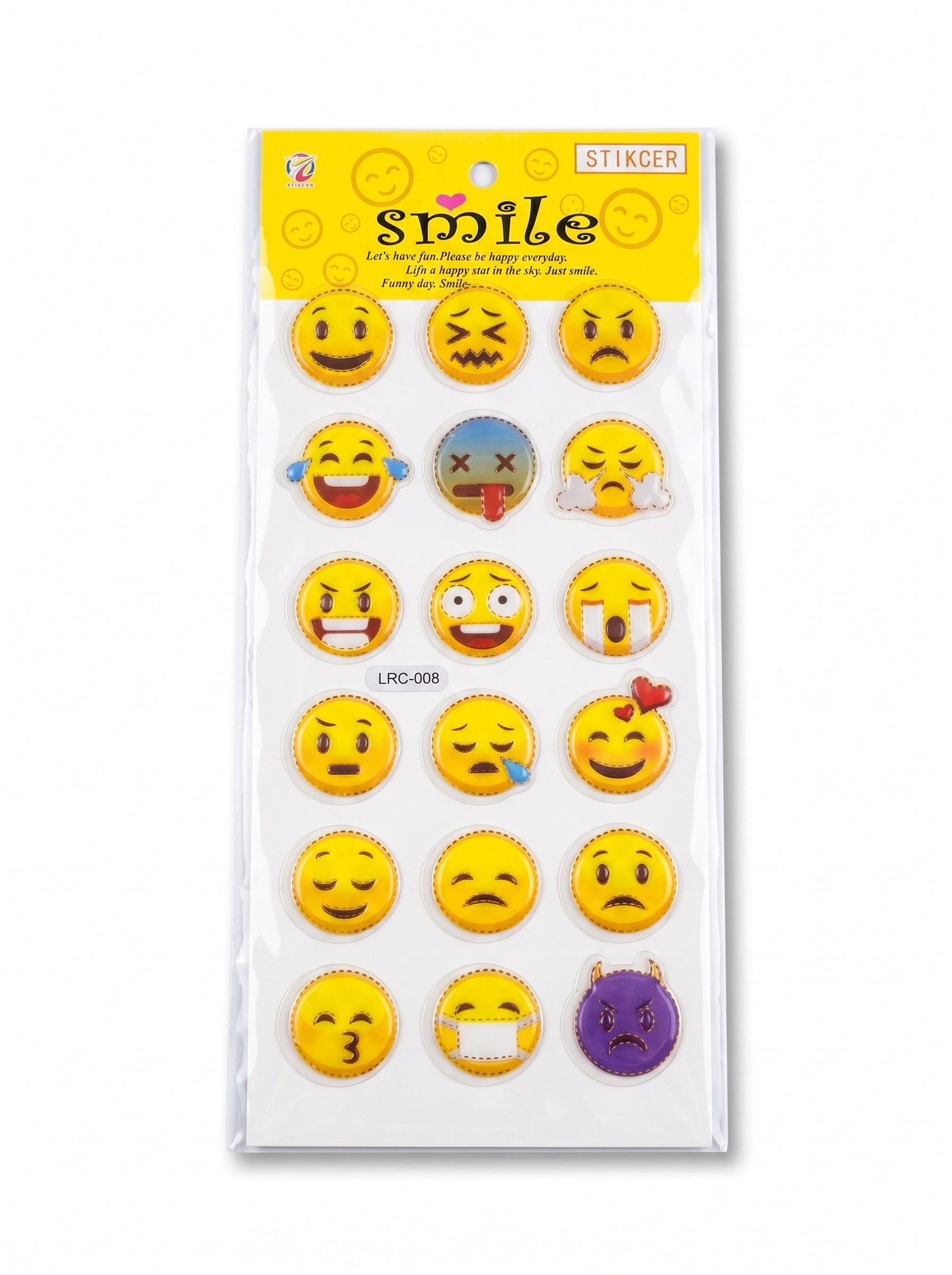 Stickers 3D Puffy - Planches d'autocollants en relief modèles assortis