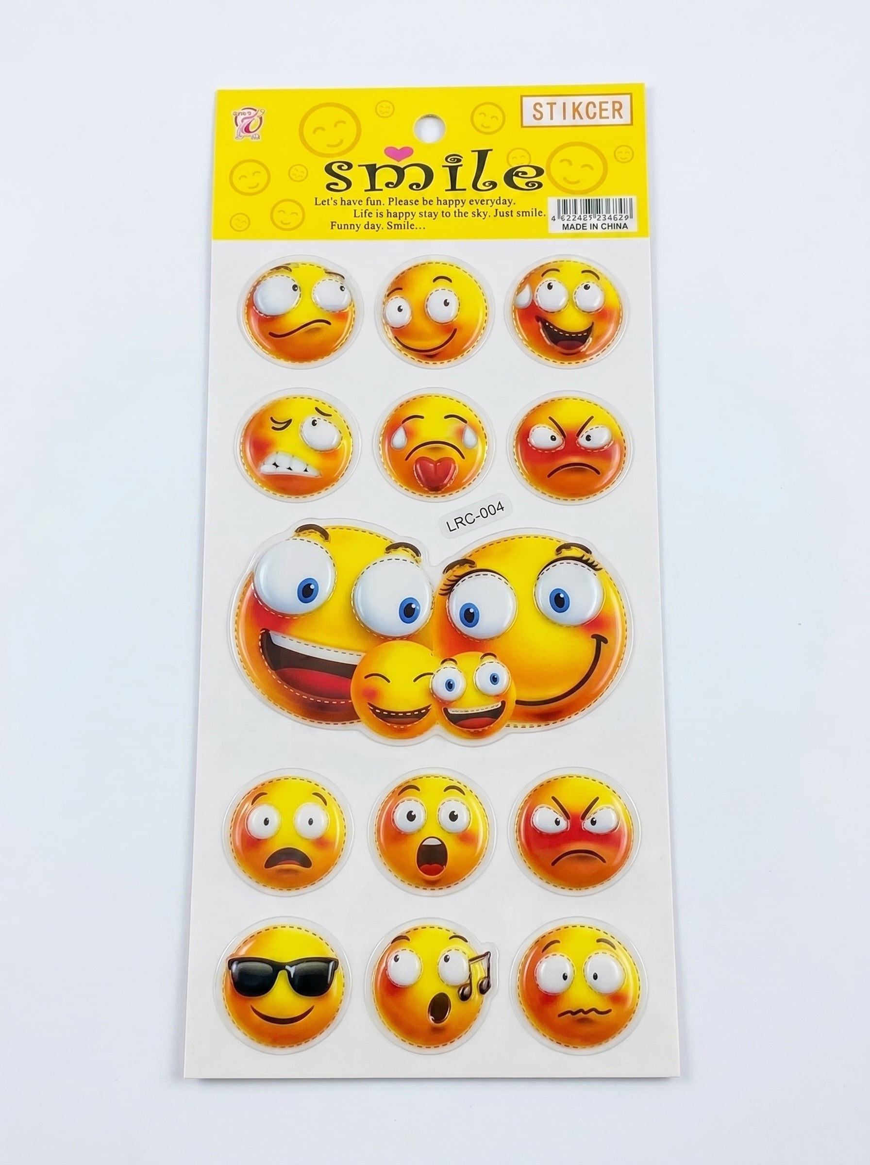 Stickers 3D Puffy - Planches d'autocollants en relief modèles assortis