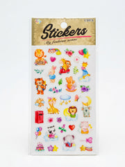Stickers 3D assortis "Fashion Sense" - Planches décoratives thématiques