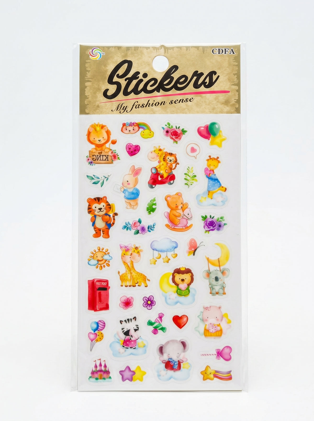 Stickers 3D assortis "Fashion Sense" - Planches décoratives thématiques