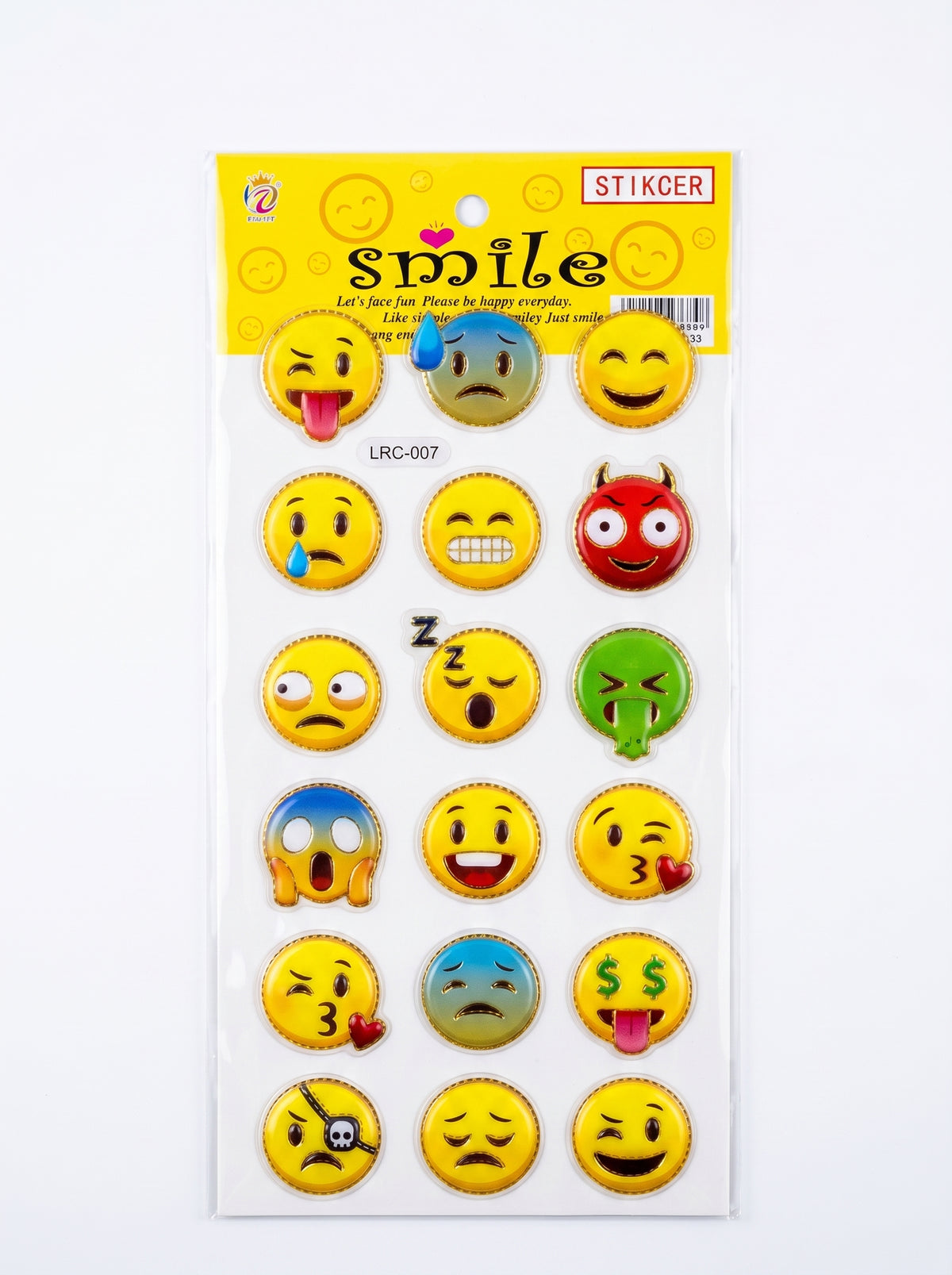 Stickers 3D Puffy - Planches d'autocollants en relief modèles assortis