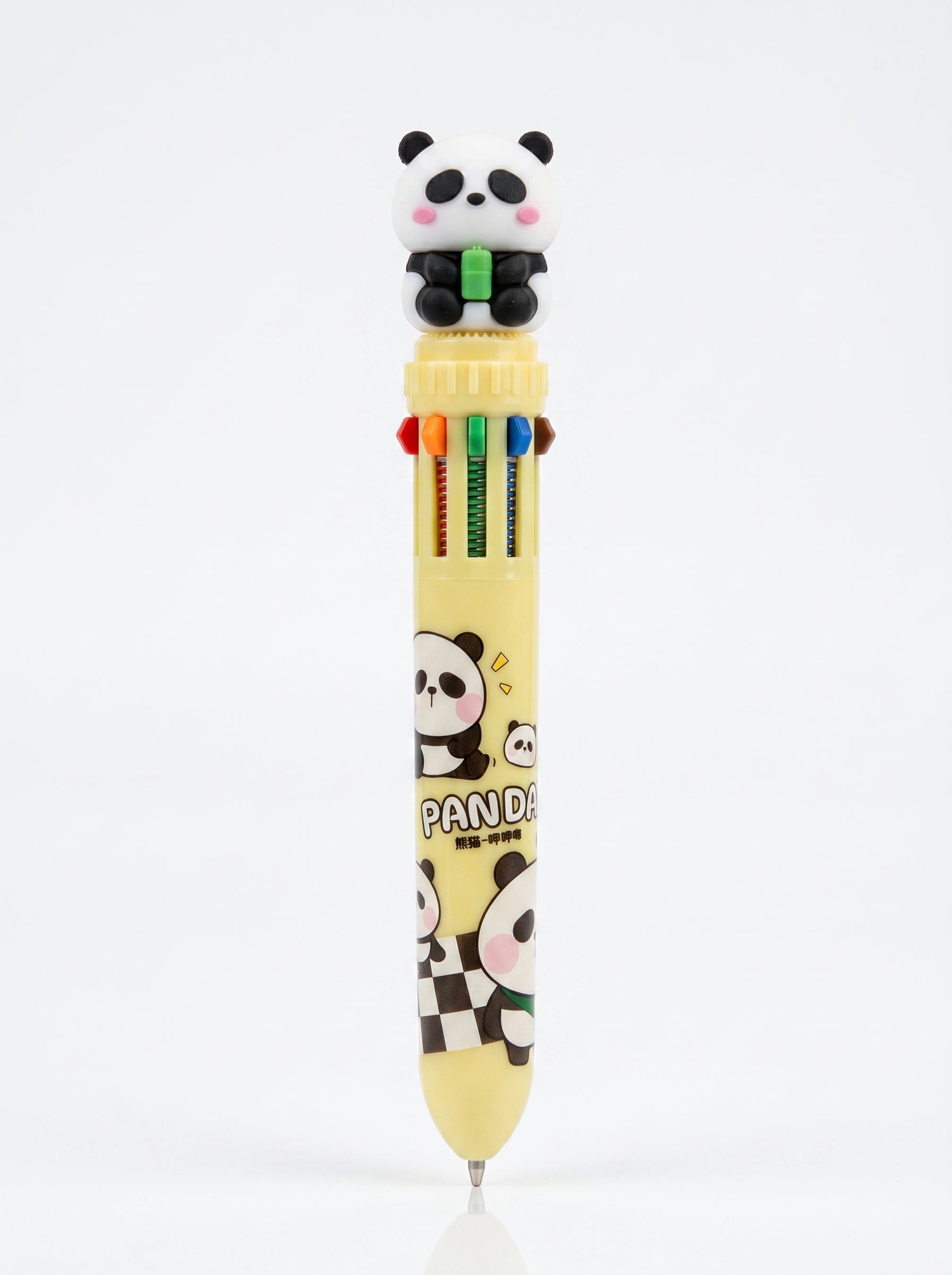 Stylo 10 Couleurs avec Motif Kuki – Stylo Multicolore Pratique Image secondaire du produit