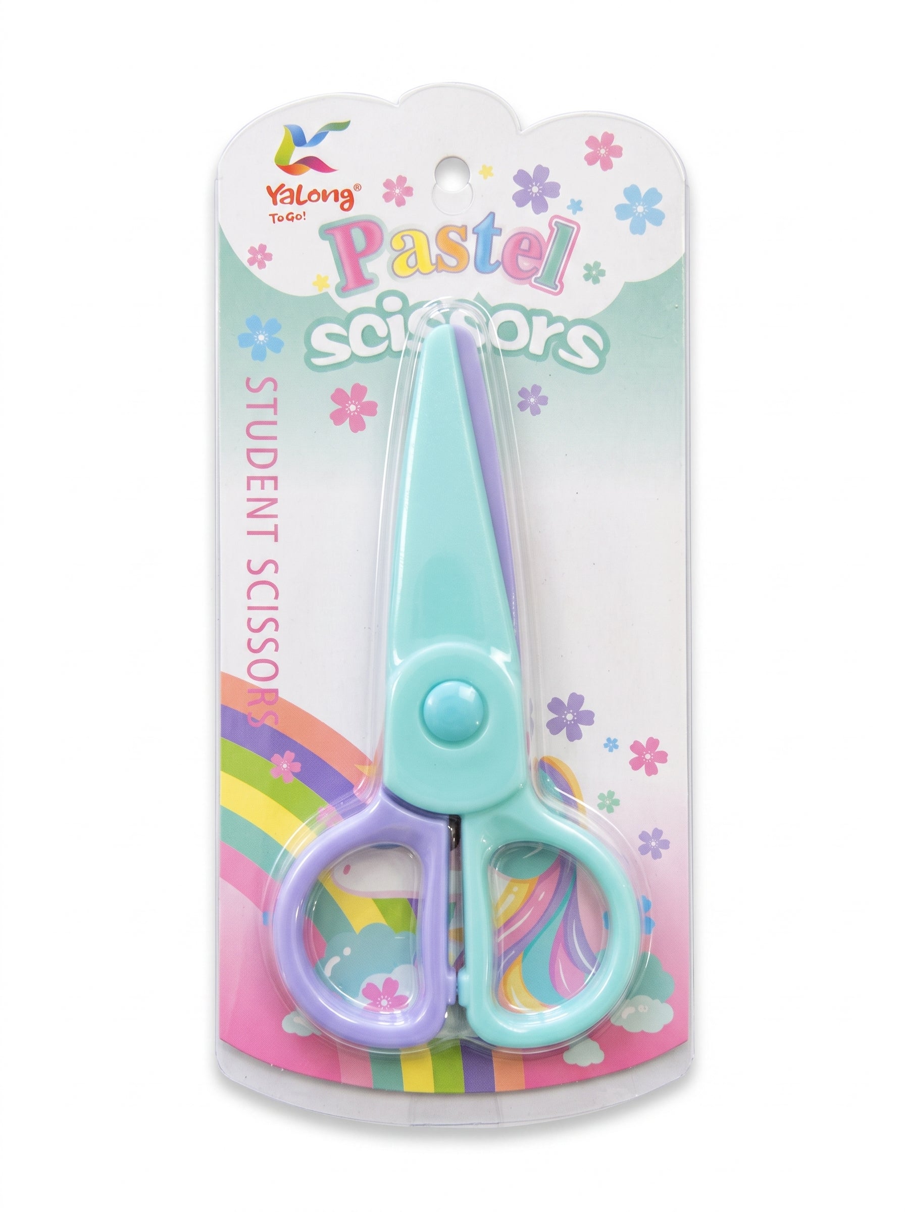 Ciseaux Scolaires Yalong To Go Pastel Bleu