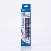 Crayon à papier HB noir Yalong : Boîte de 12 - Finition Noire Mate
