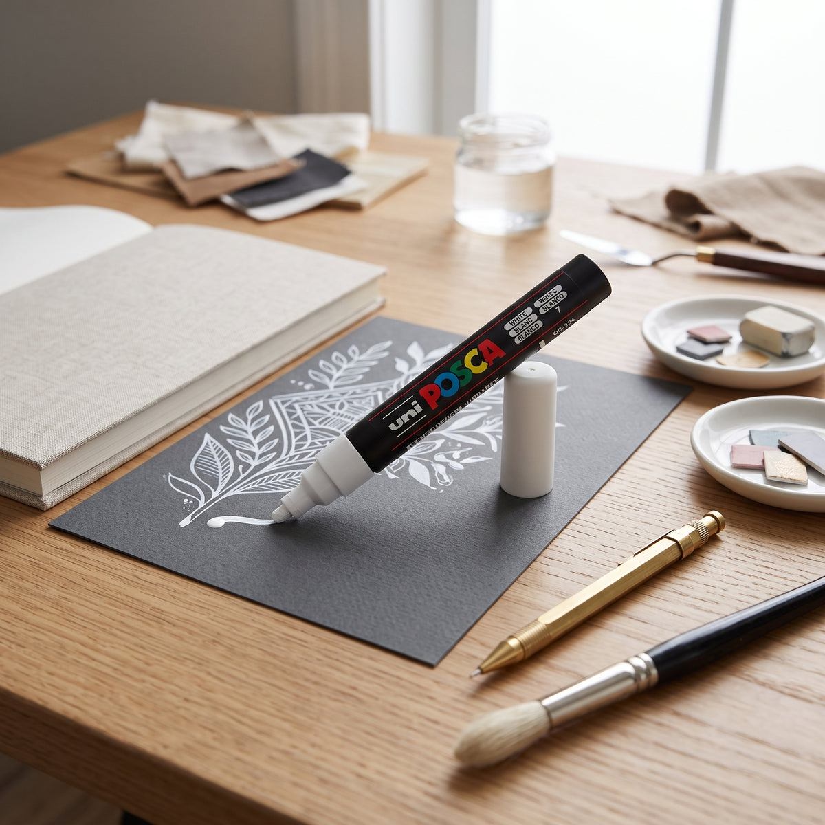 Marqueur Posca PC-5M –Peinture à l'Eau (1.8 - 2.5 mm)