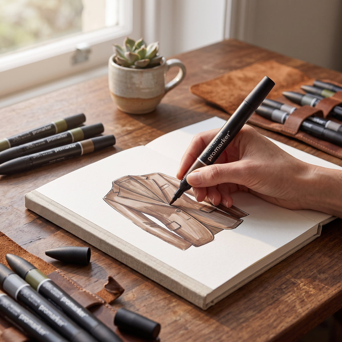 Marqueur Promarker Original – Double Pointe pour Dessin Pro