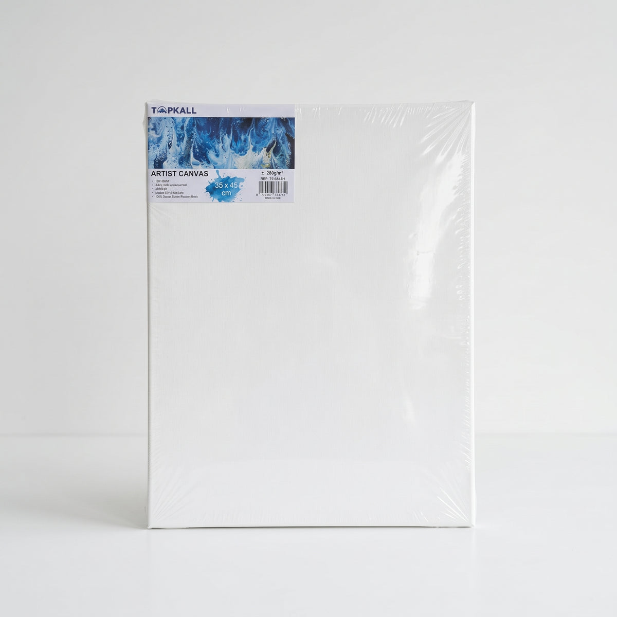 Canvas Tableau à Dessin Blanc TOPKALL - Support Peinture & Croquis